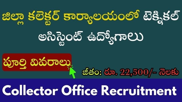 Collector Office Recruitment